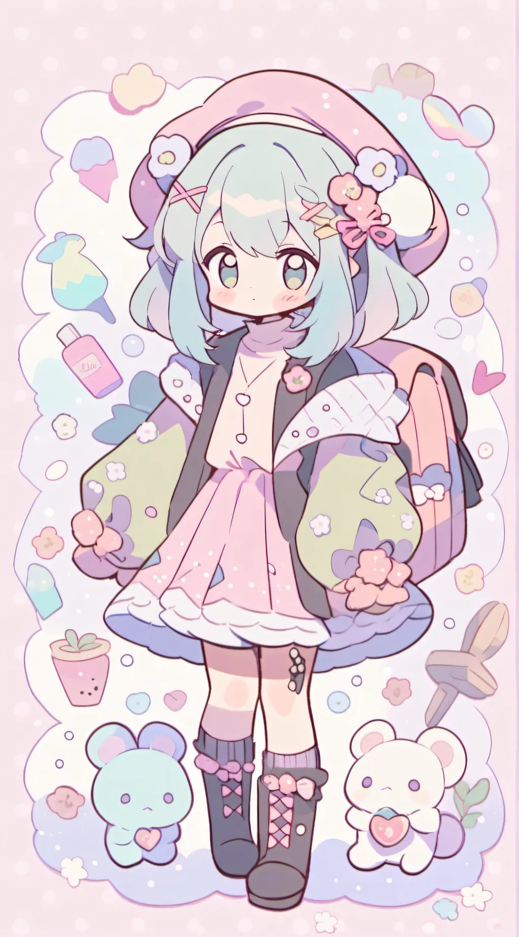 ai character: signs x SS background