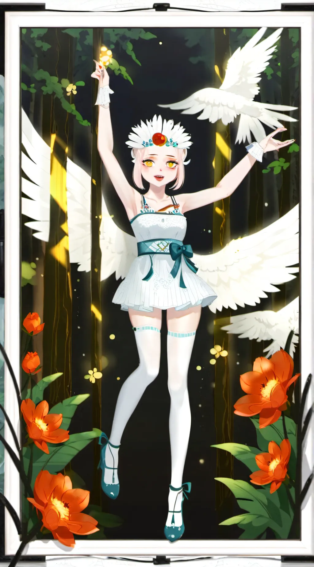 ai character: Mha loves u background