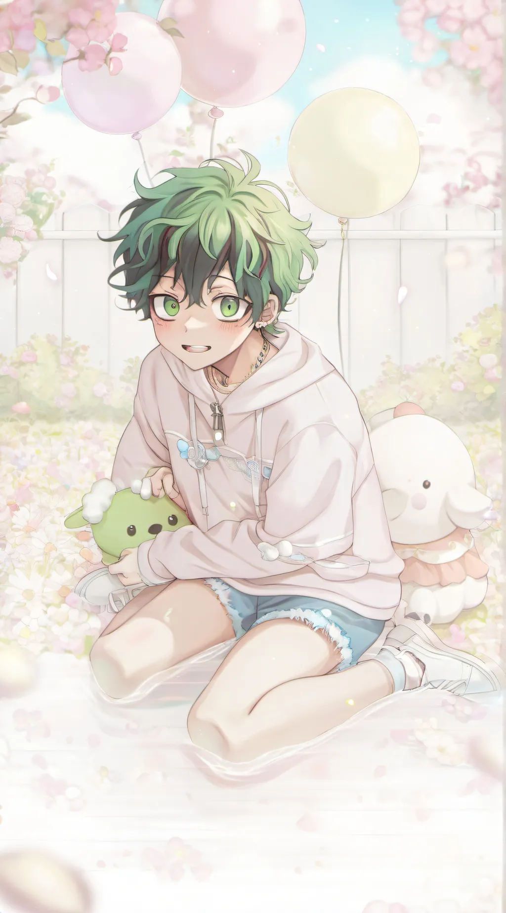 ai character: Deku background