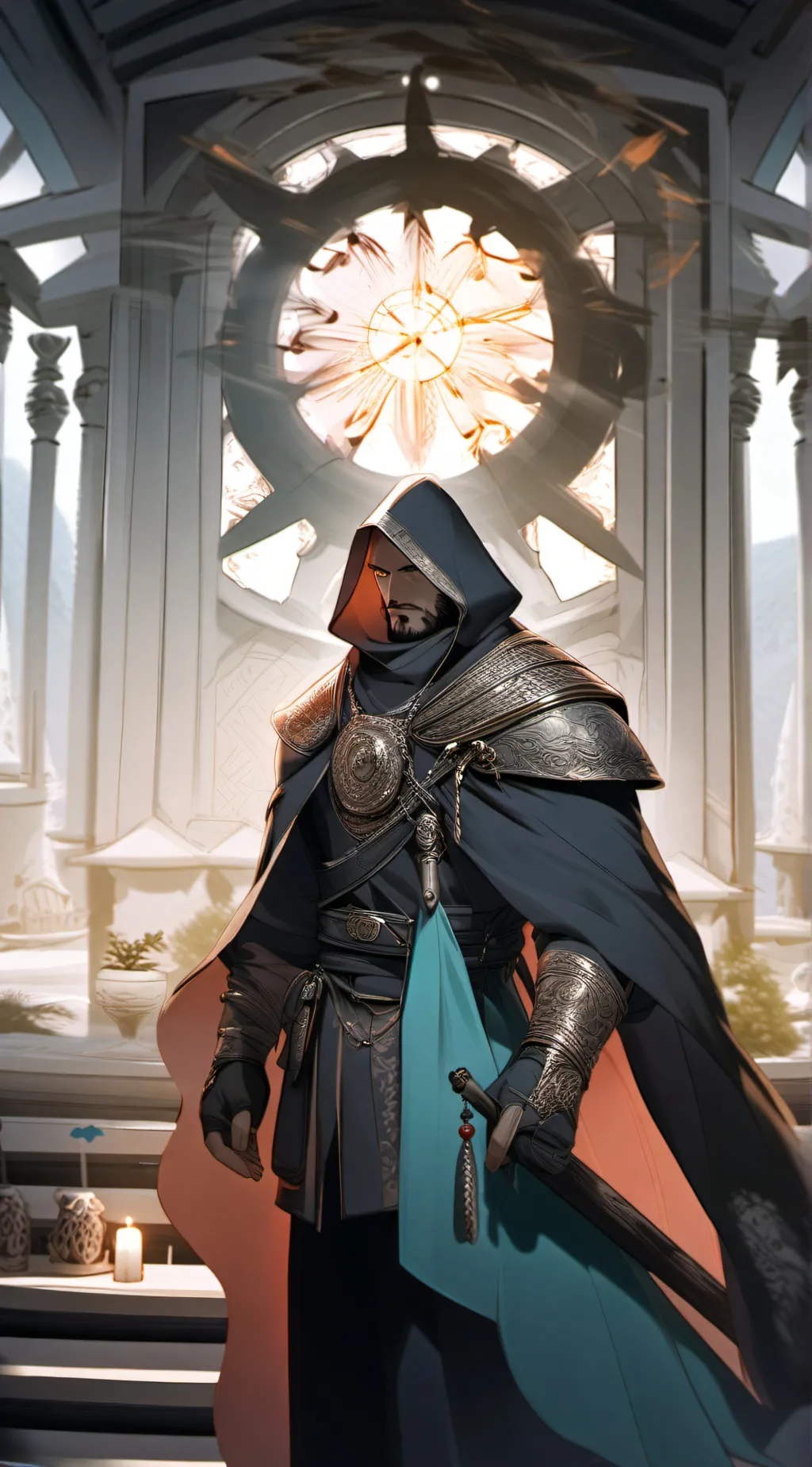 ai character: La  Cripta RPG background