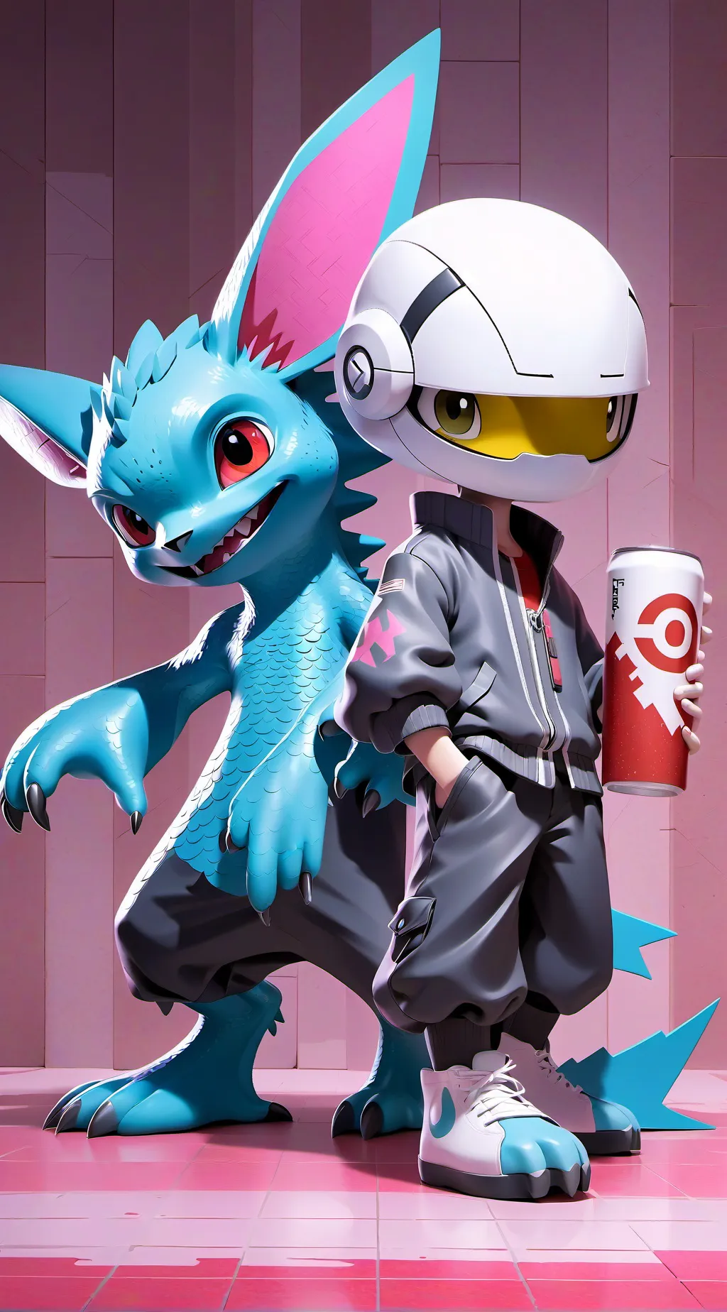 ai character: Poke agua💧 background
