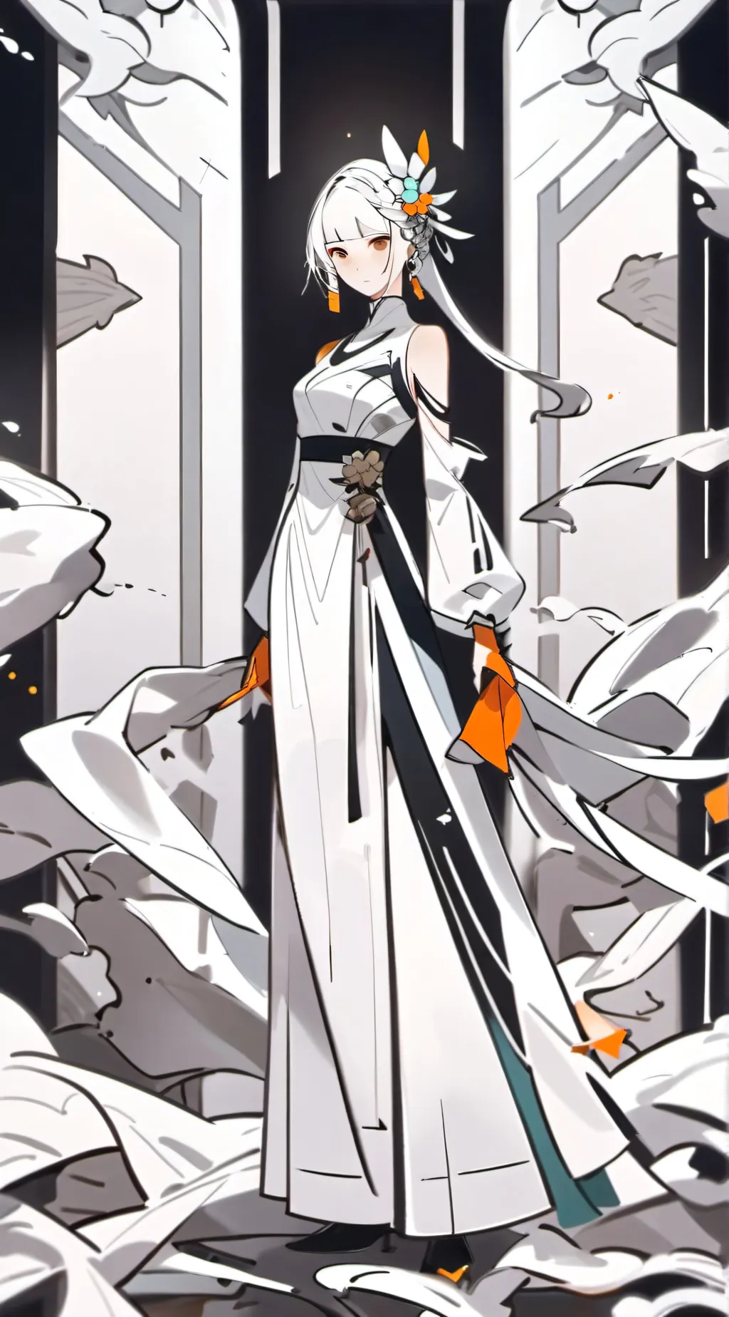 ai character: Aurora  background