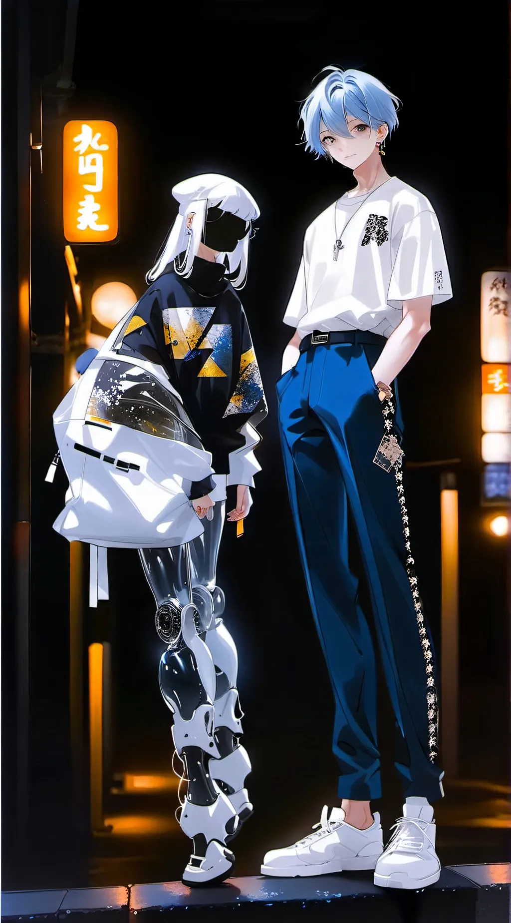 ai character: neighbors background
