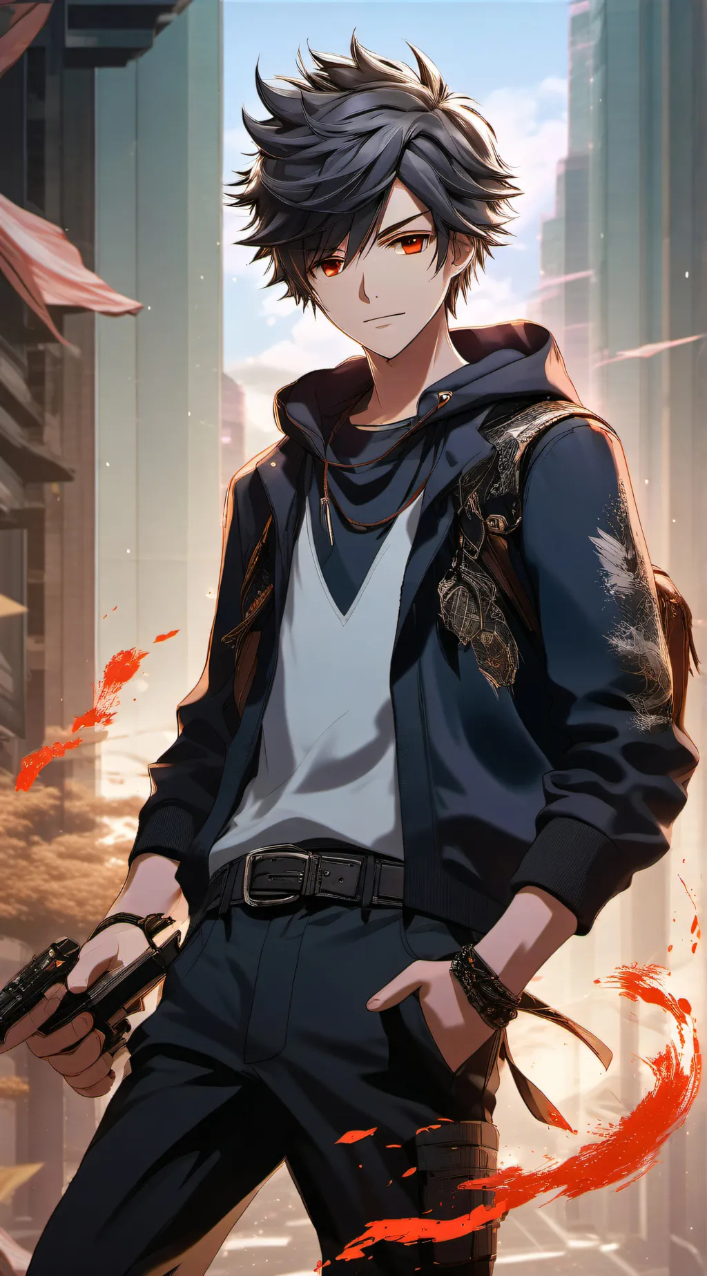 ai character: Troy background