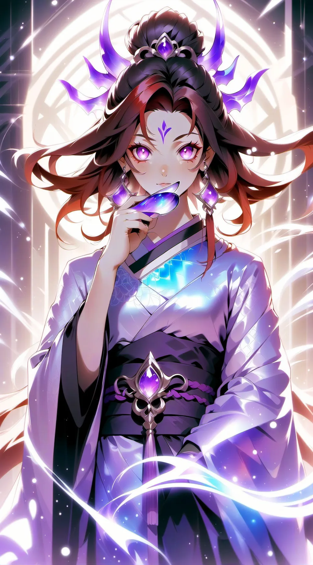 ai character: Demon Slayer 😈👹 background