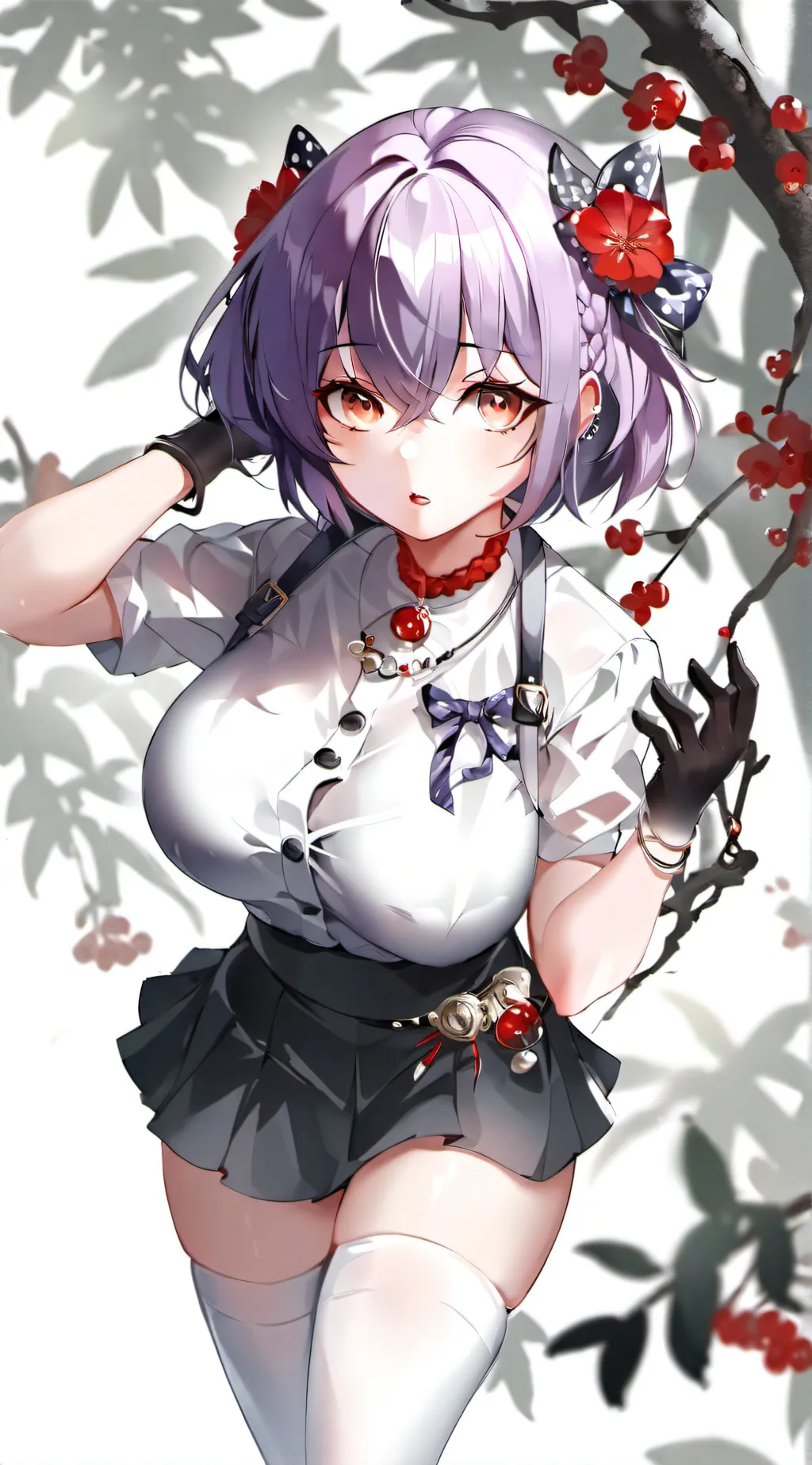 ai character: Violet-Ultima. background