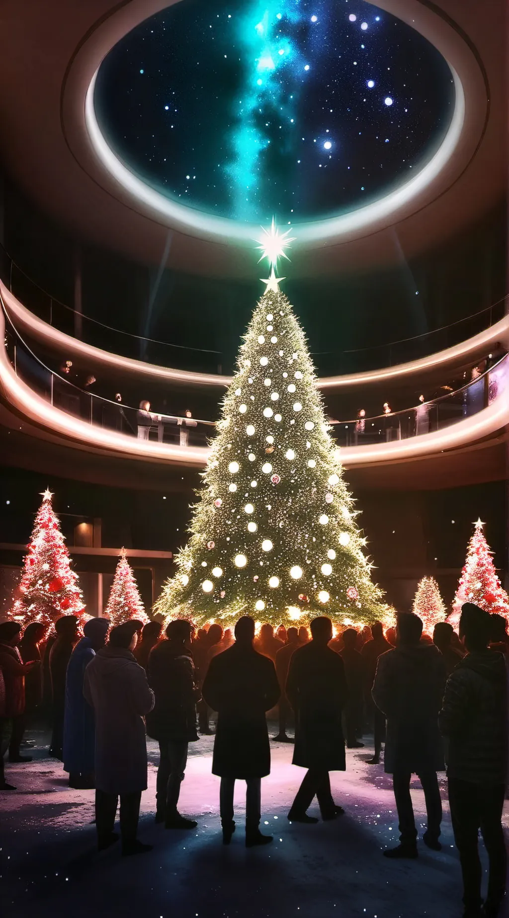 ai character: Hogwarts Xmas YB background