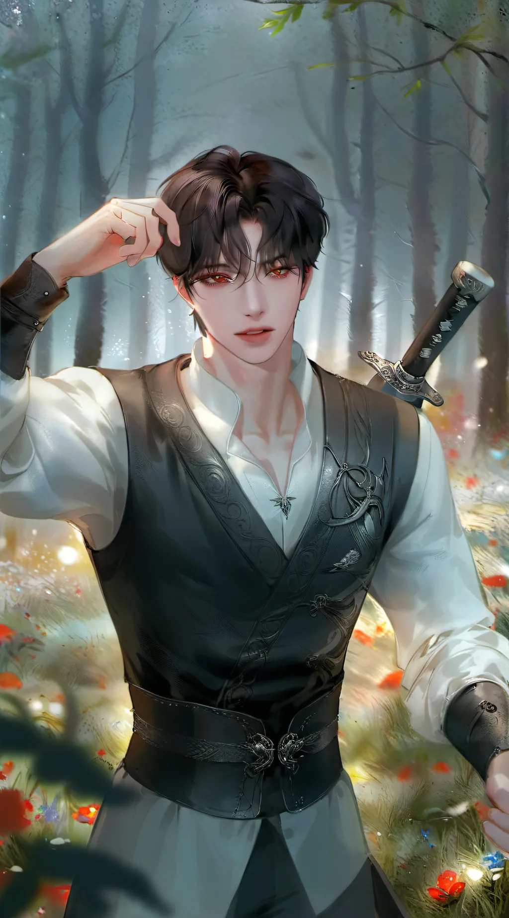 ai character: Grayson Louis background