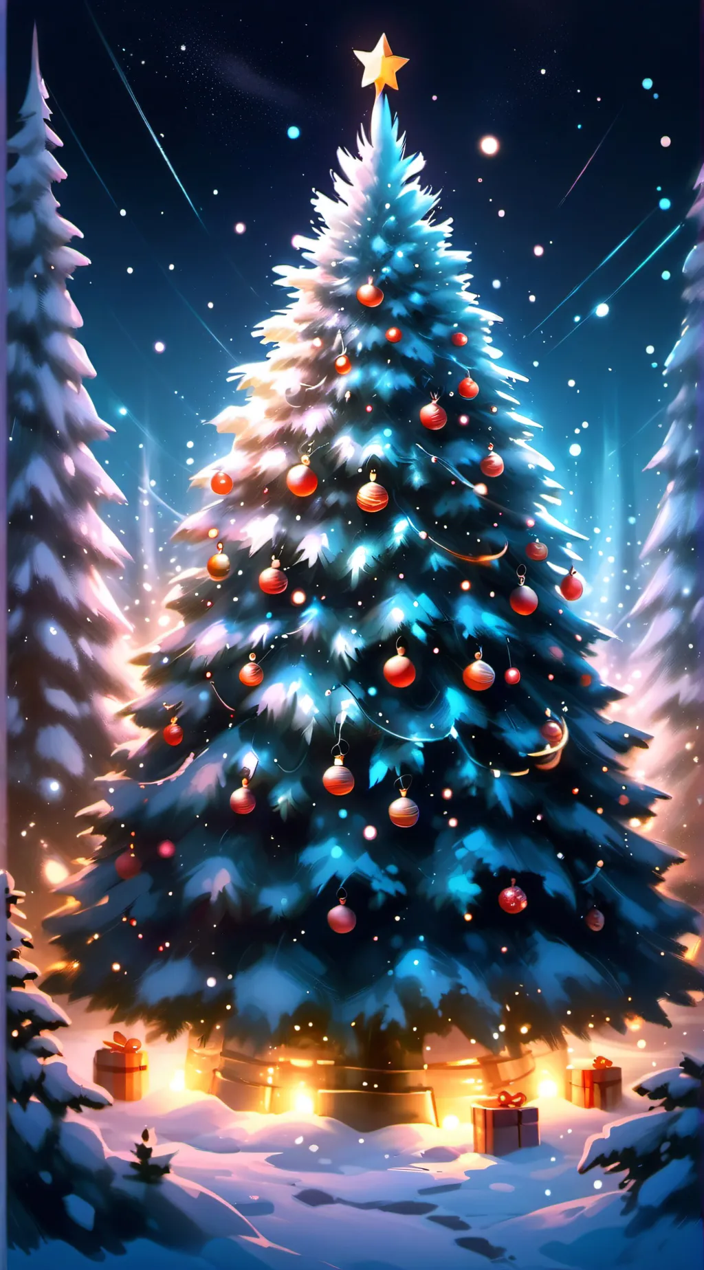 ai character: MHA WINTER FUN background