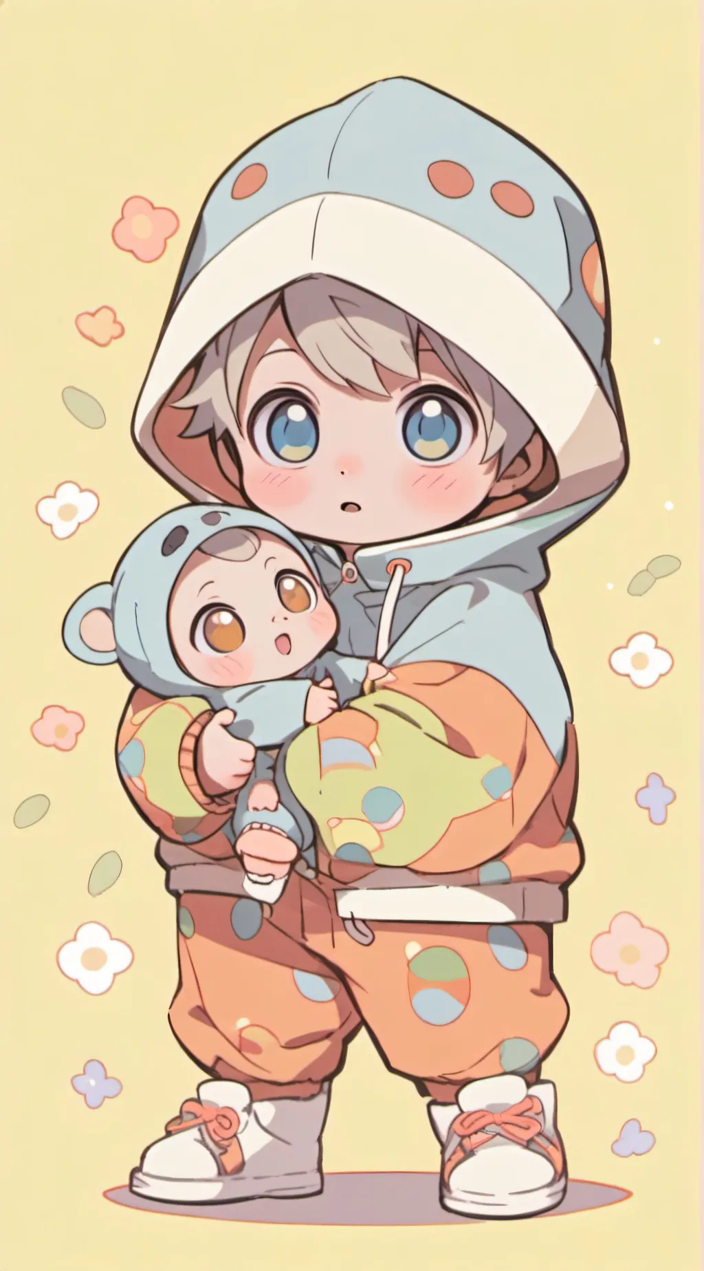 ai character: Oliver and Sammy background