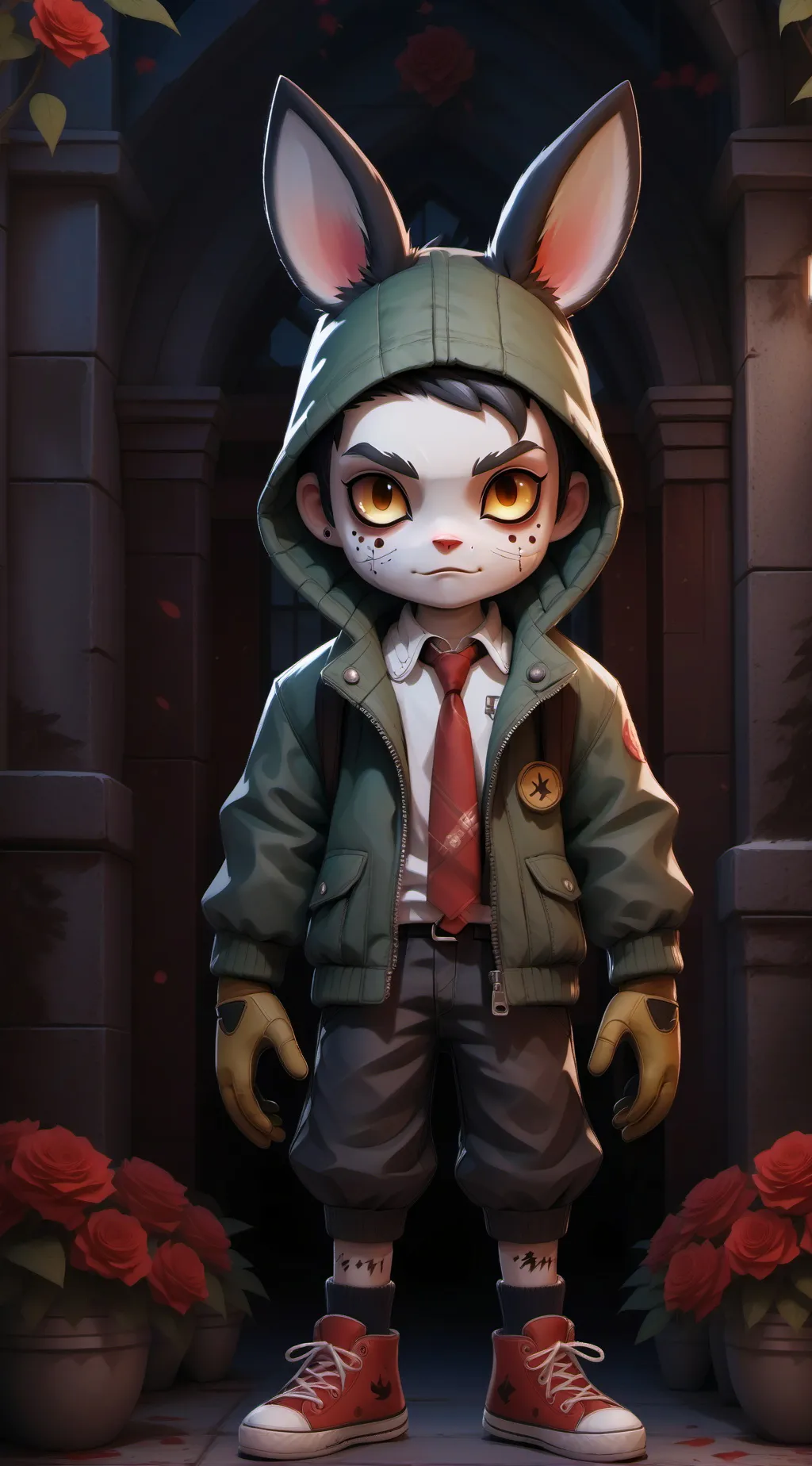 ai character: nightmare critters background