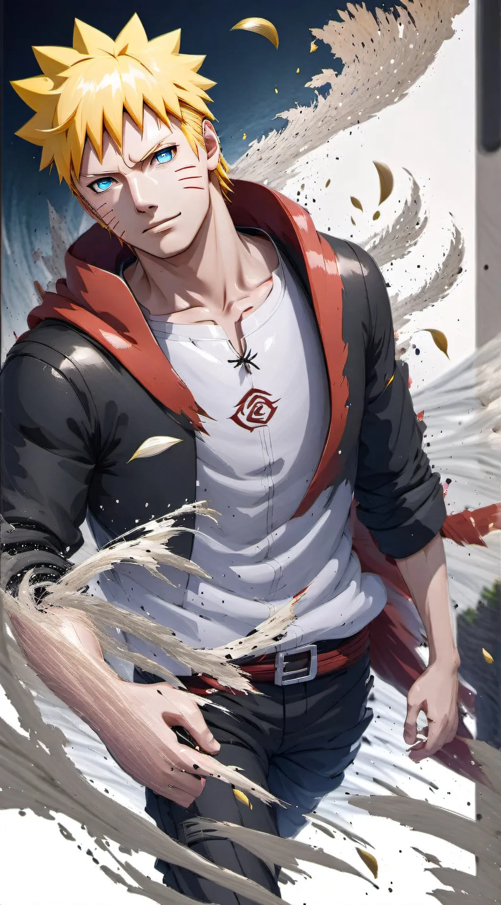 ai character: Naruto Uzumaki background