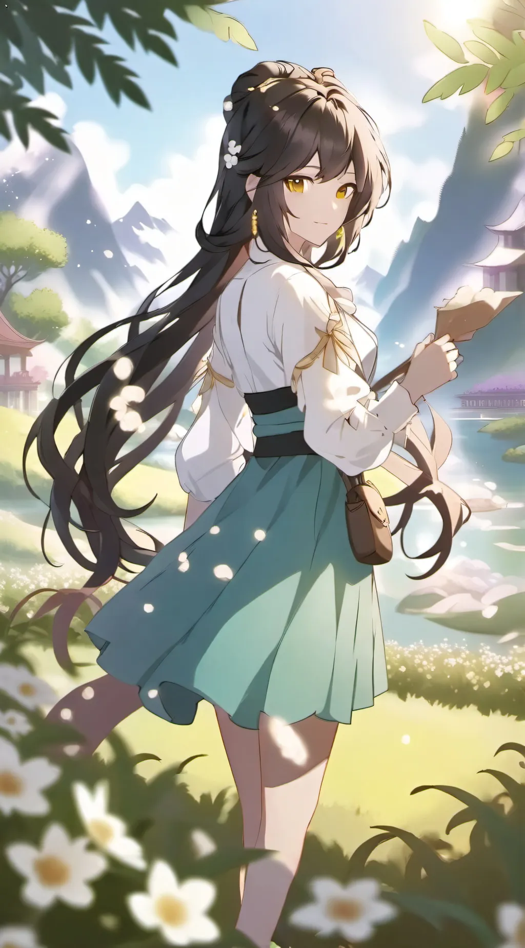 ai character: luna background