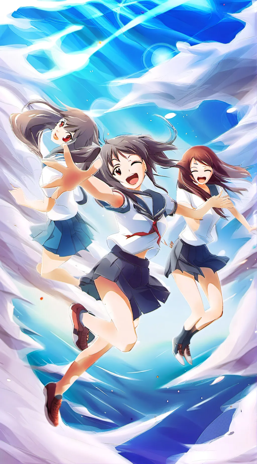 ai character: Gal gun background