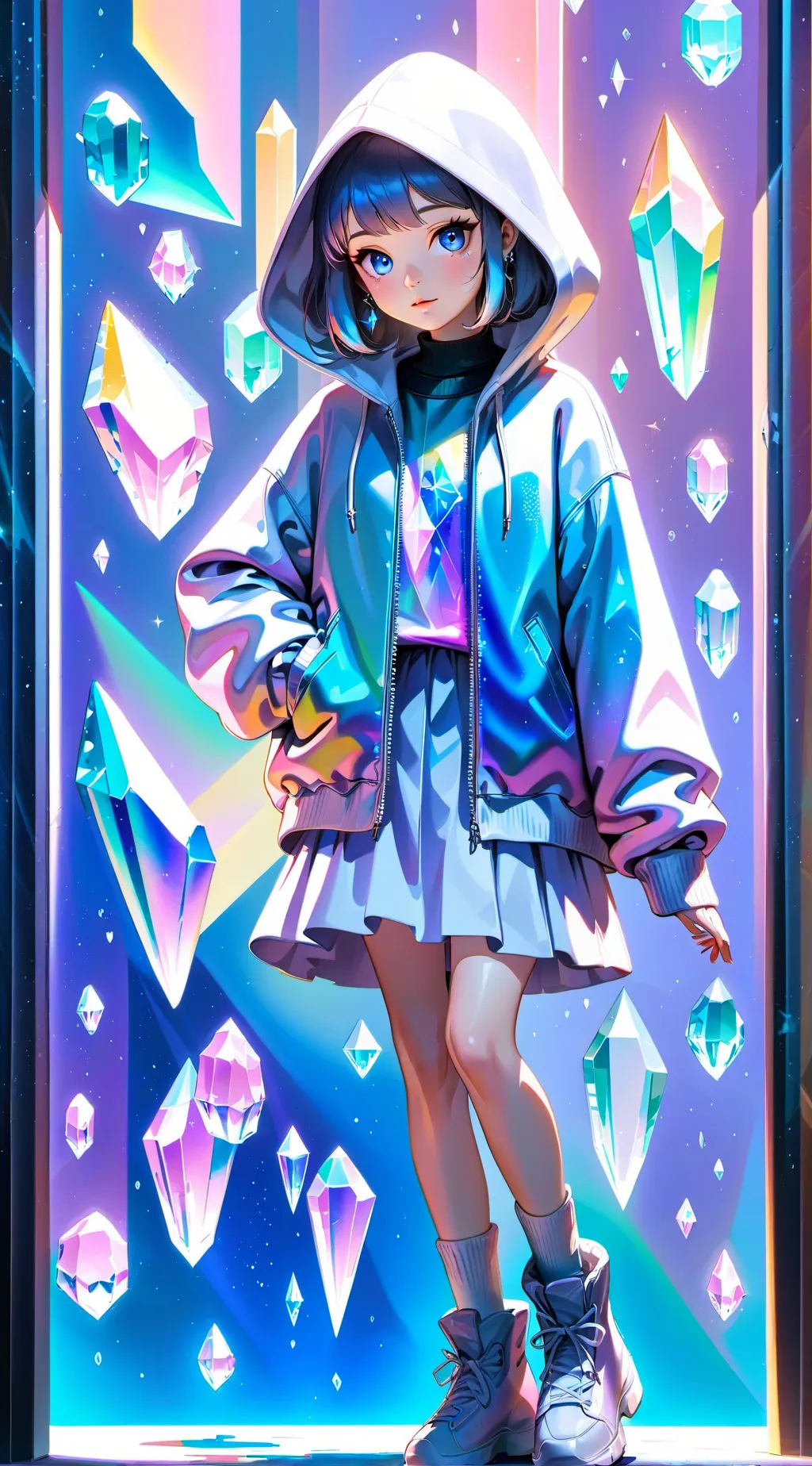 ai character: MHA Disney World  background