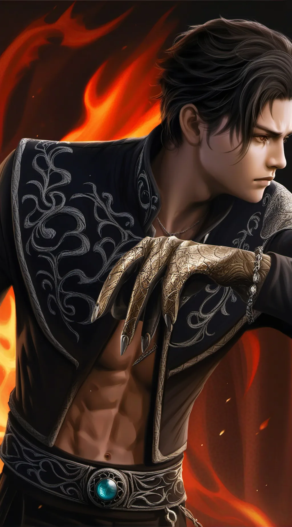 ai character: soldermor background