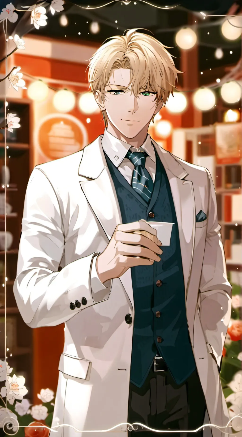 ai character: Docter Loid Forger background