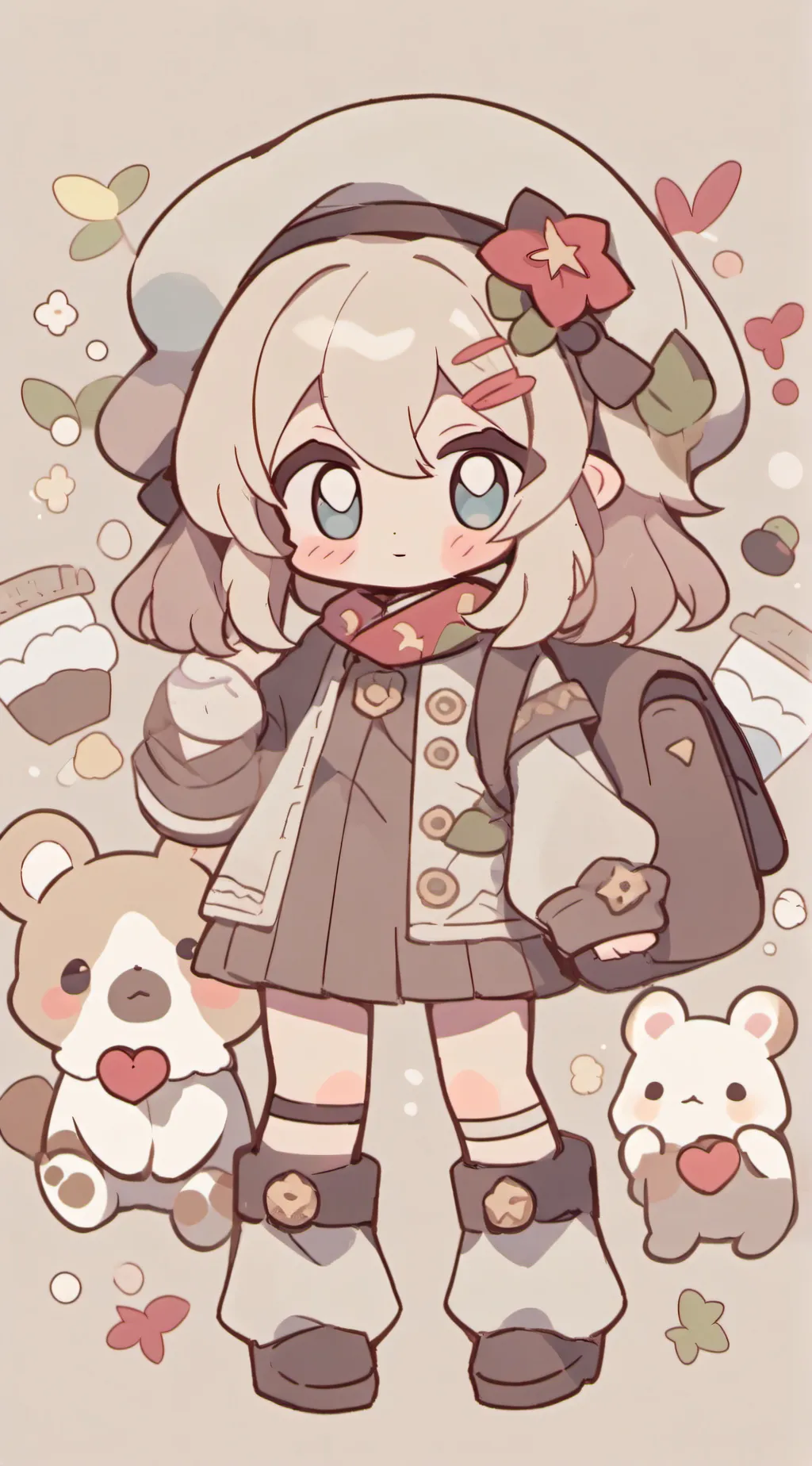 ai character: grace background