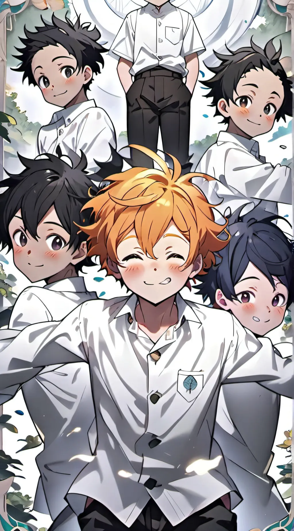 ai character: Promised Neverland background