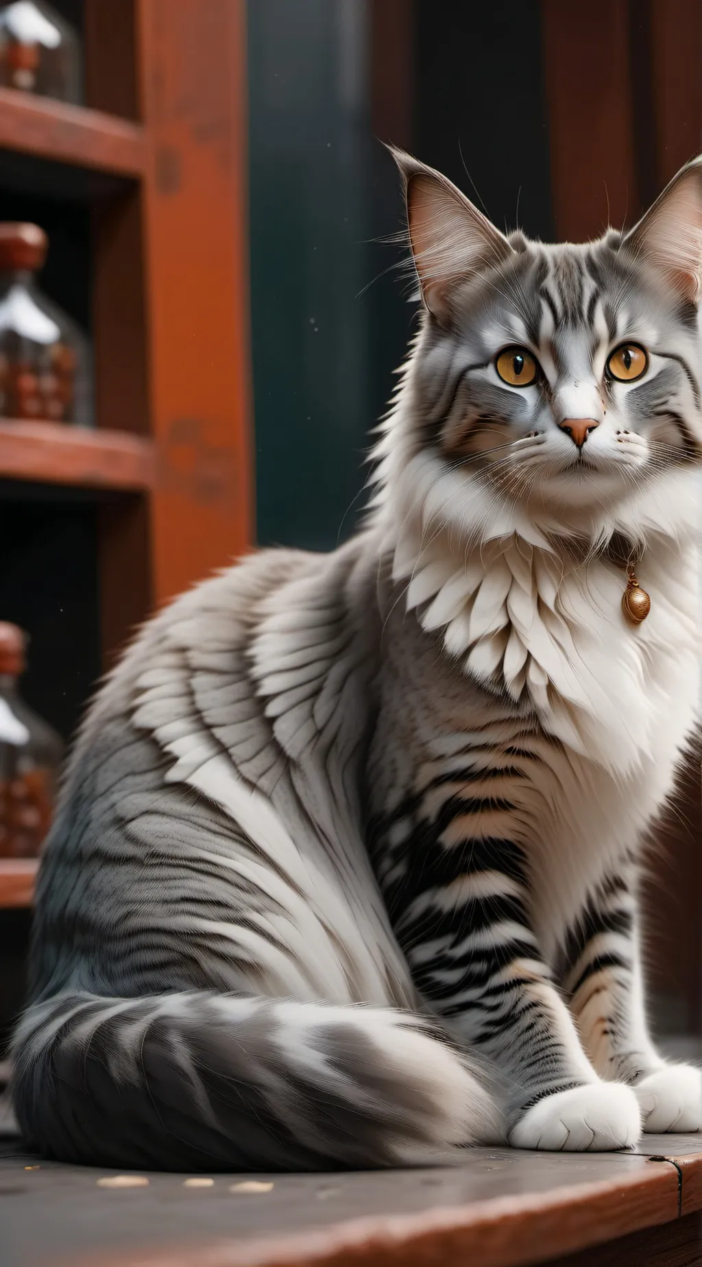ai character: kitten background