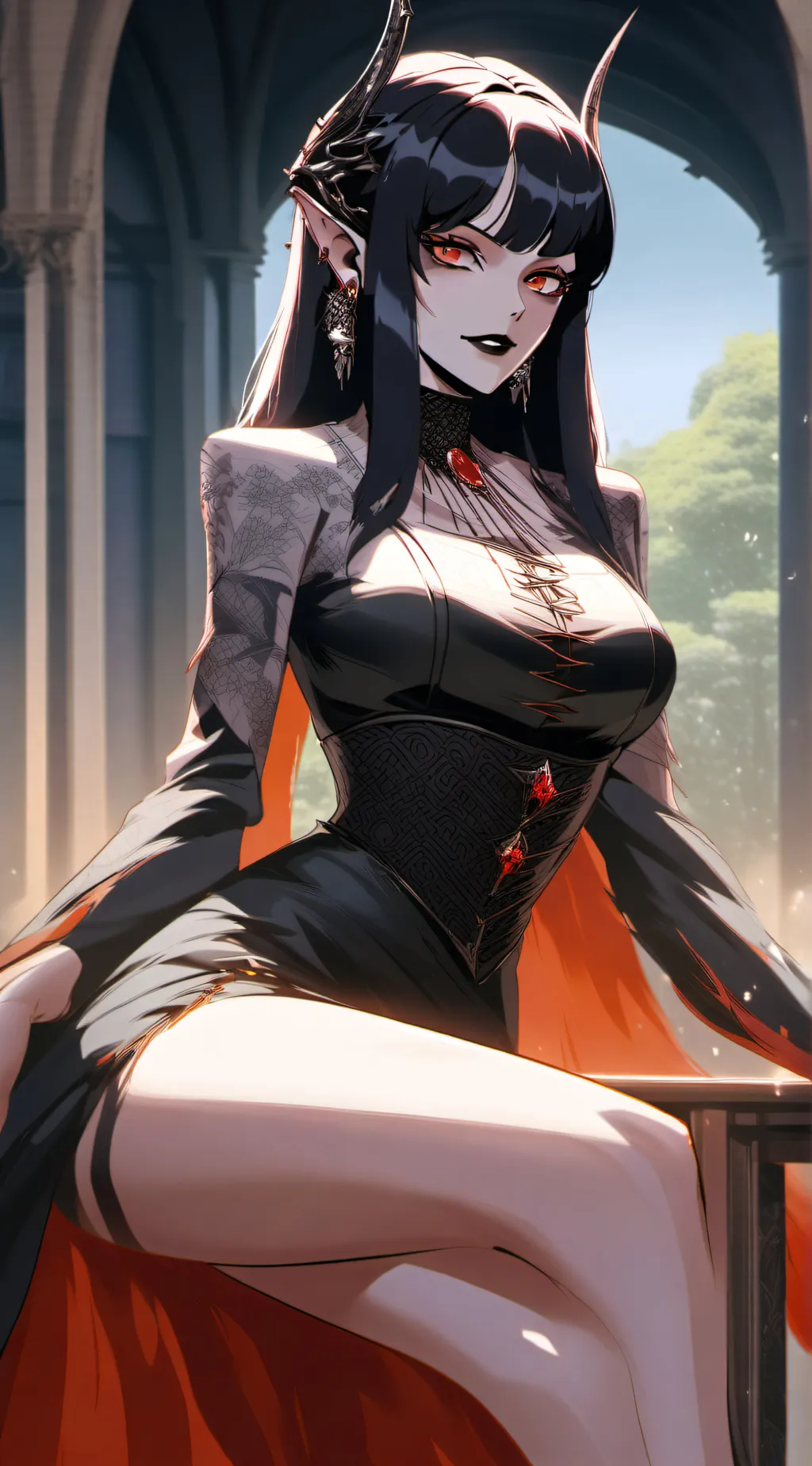 ai character: Laila👾🧛‍♀️ background