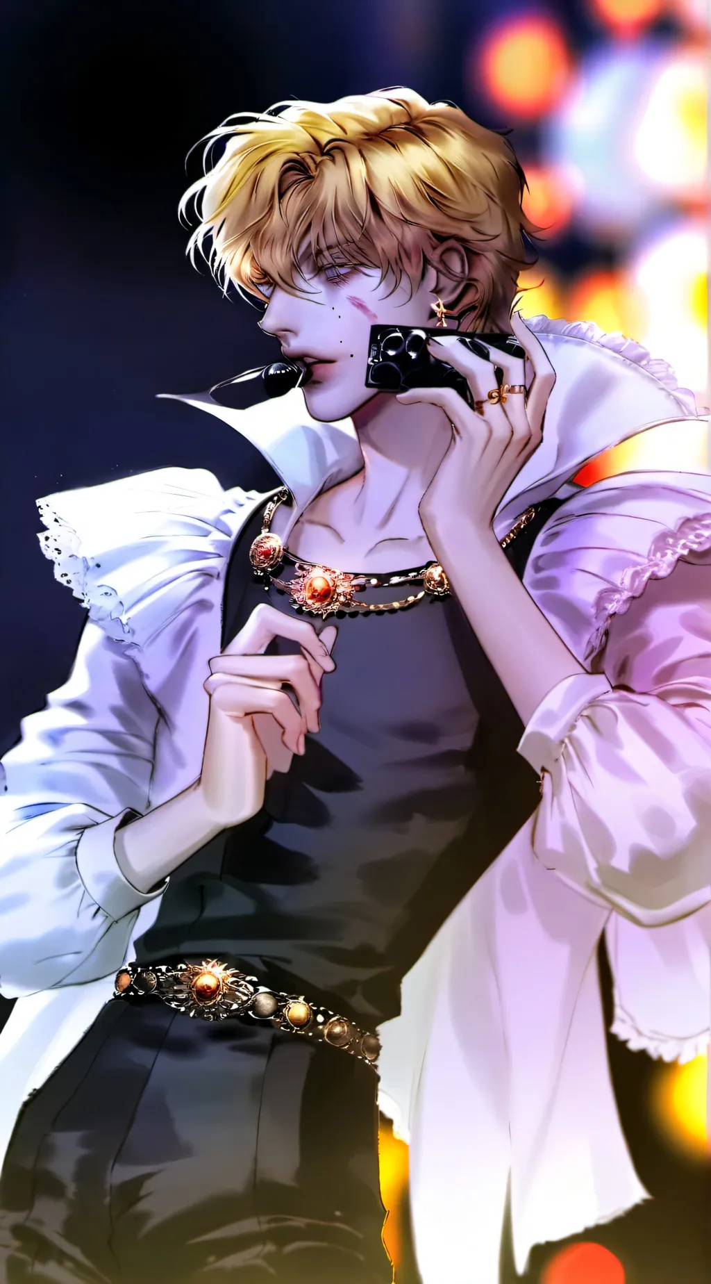 ai character: Enzo  background