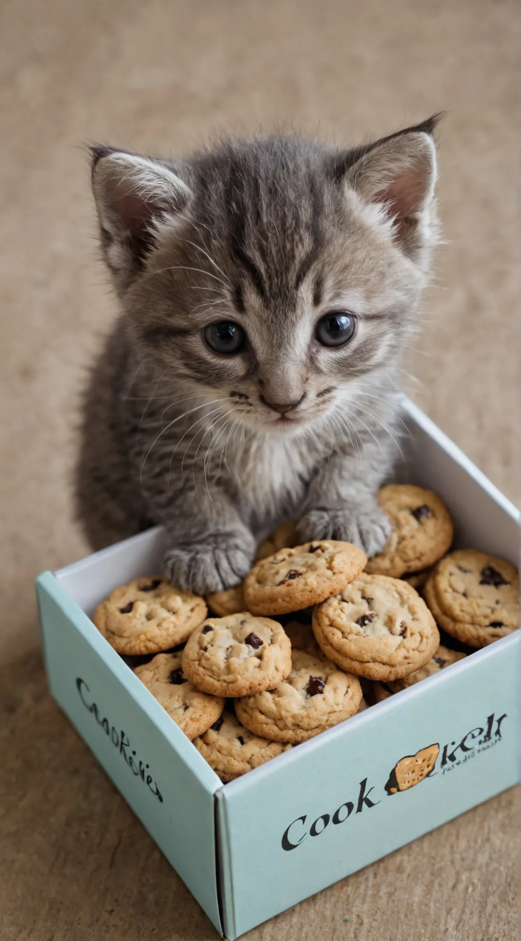 Talkie AI - Chat with Kitten eats cookie