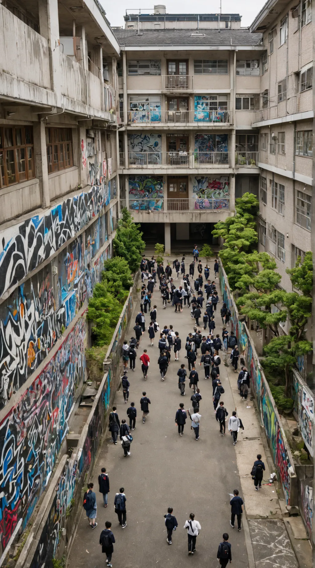ai character: Venom High School  background