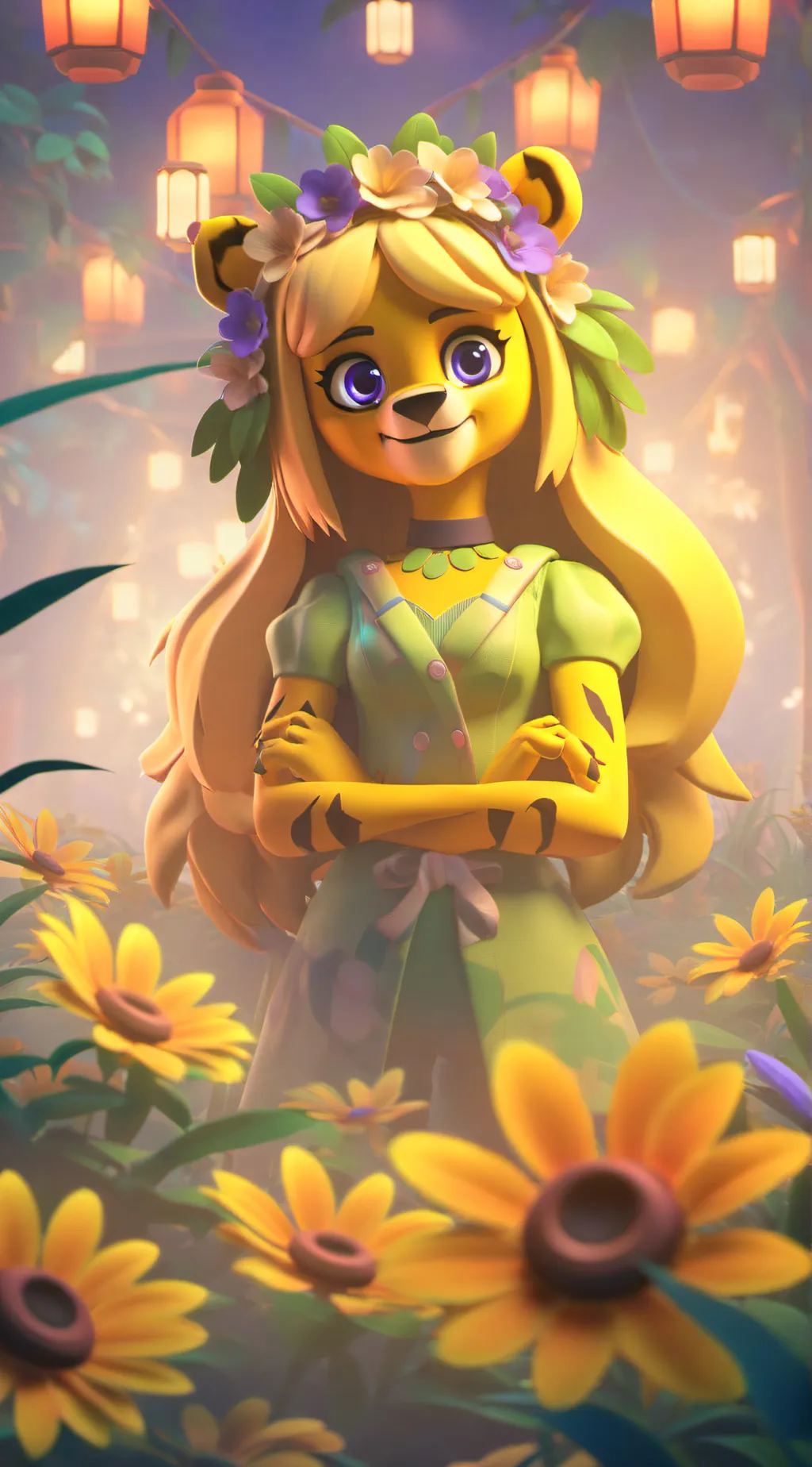 ai character: Tigeress(Fixed) background