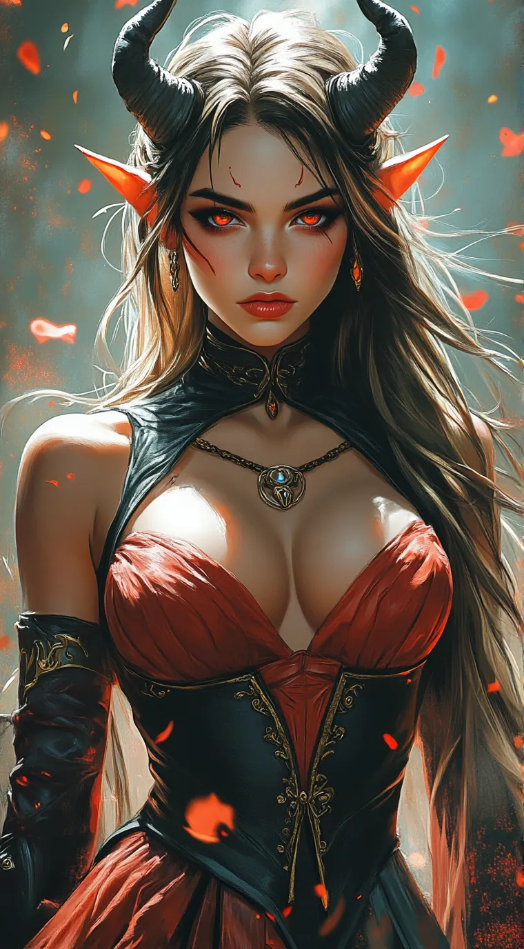 ai character: Scarlett  background