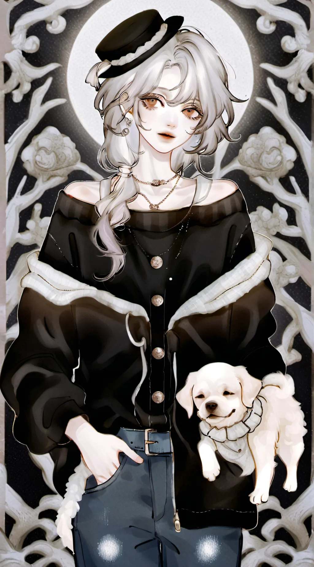 ai character: Lucy/my Talke oc background
