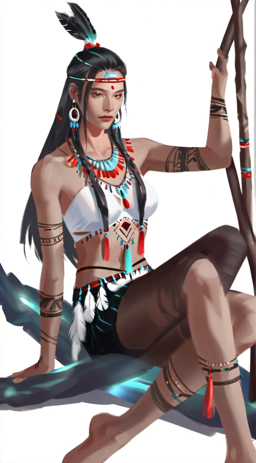 ai character: HH Native American background