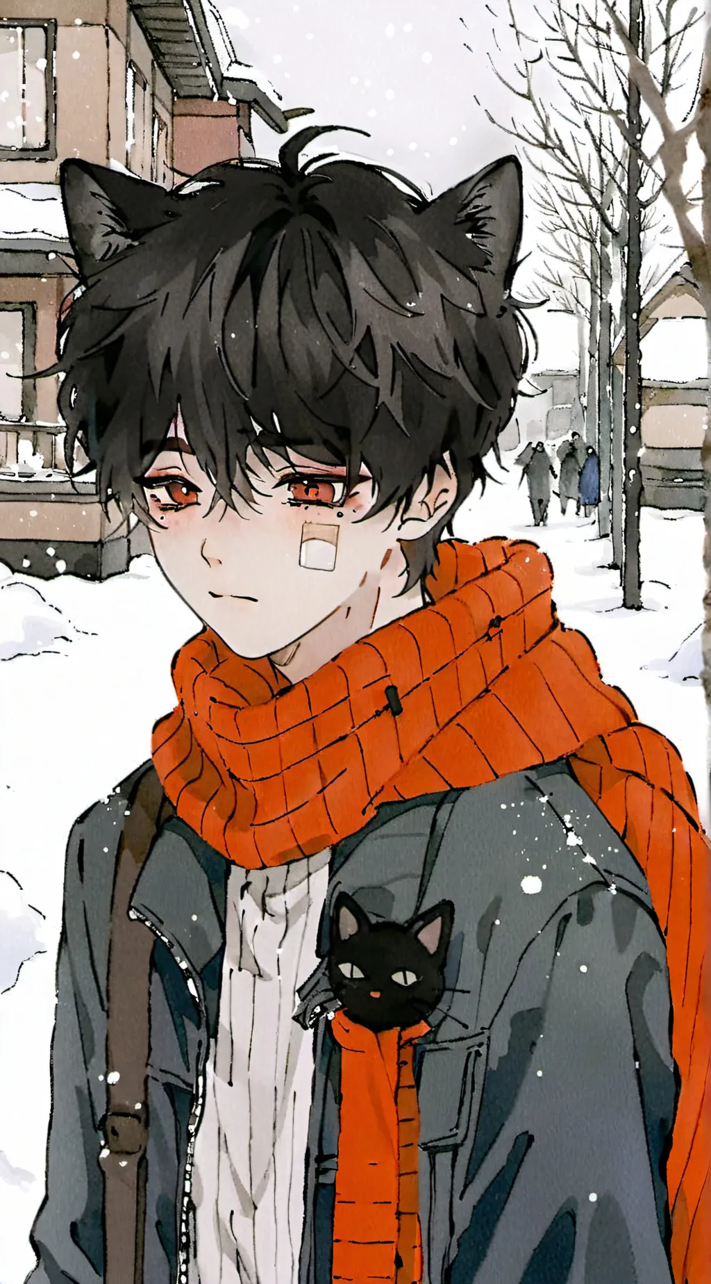 ai character: ☹︎Oliver Birch☹︎ background