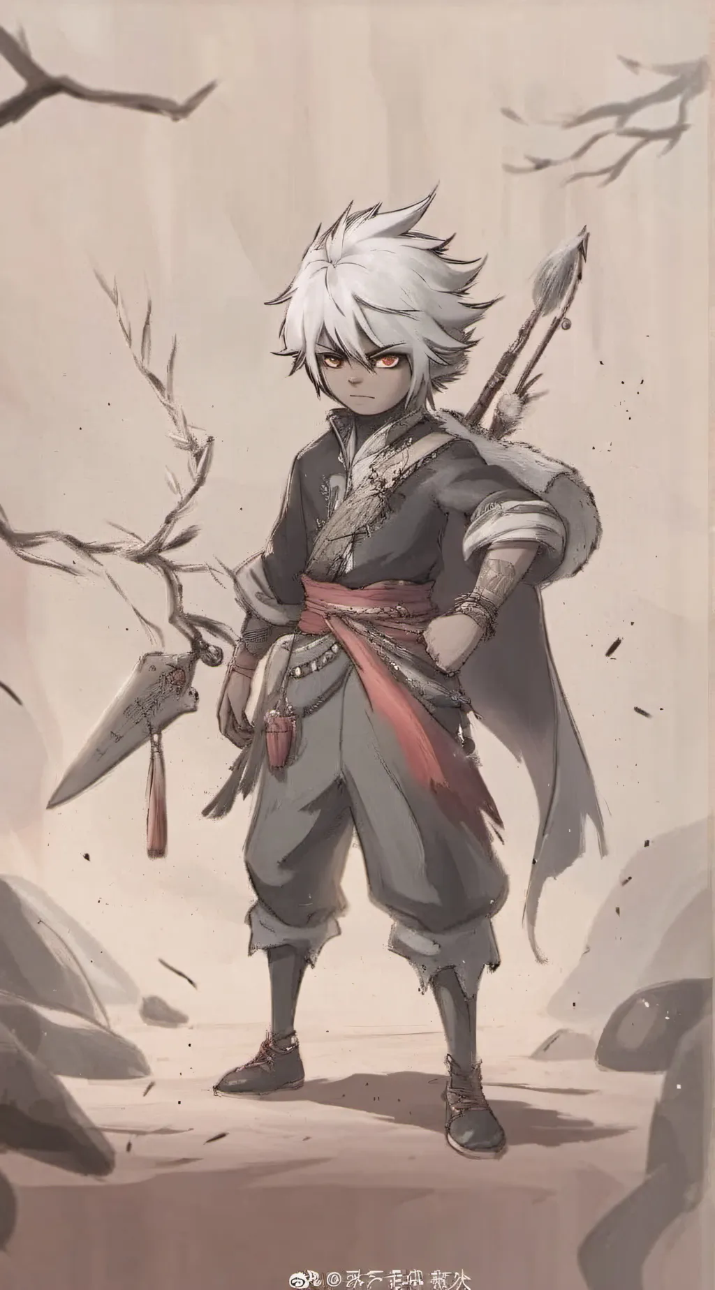 ai character: Wooly background