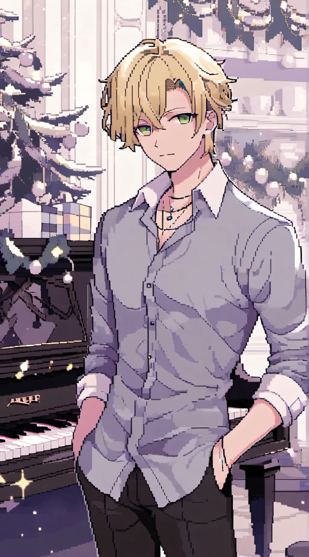 ai character: Marco (Noël)❄️ background