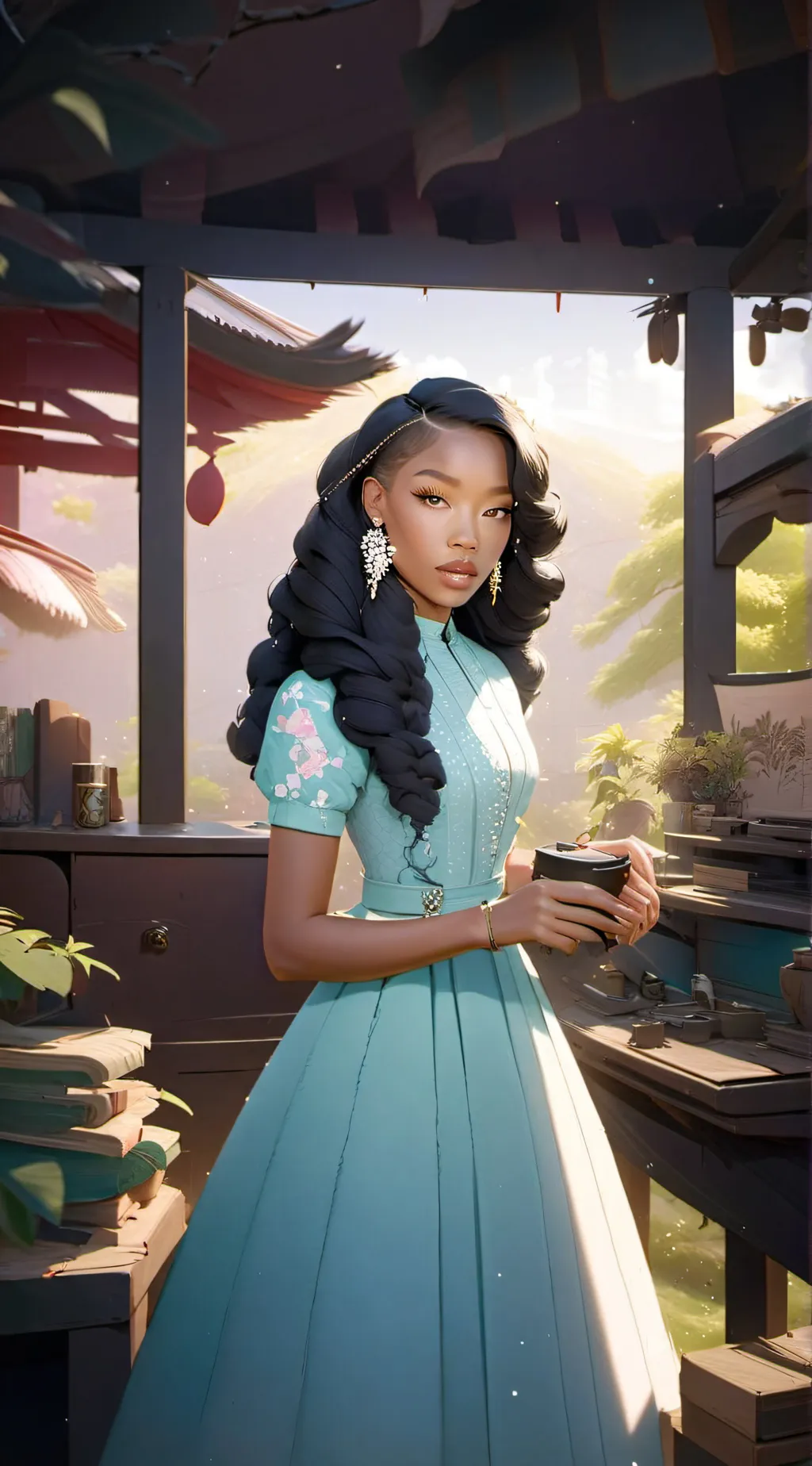 ai character: Mom background