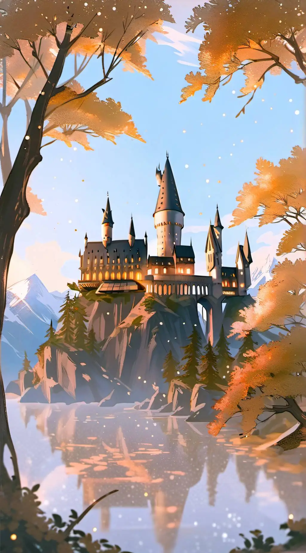 ai character: hogwarts  background