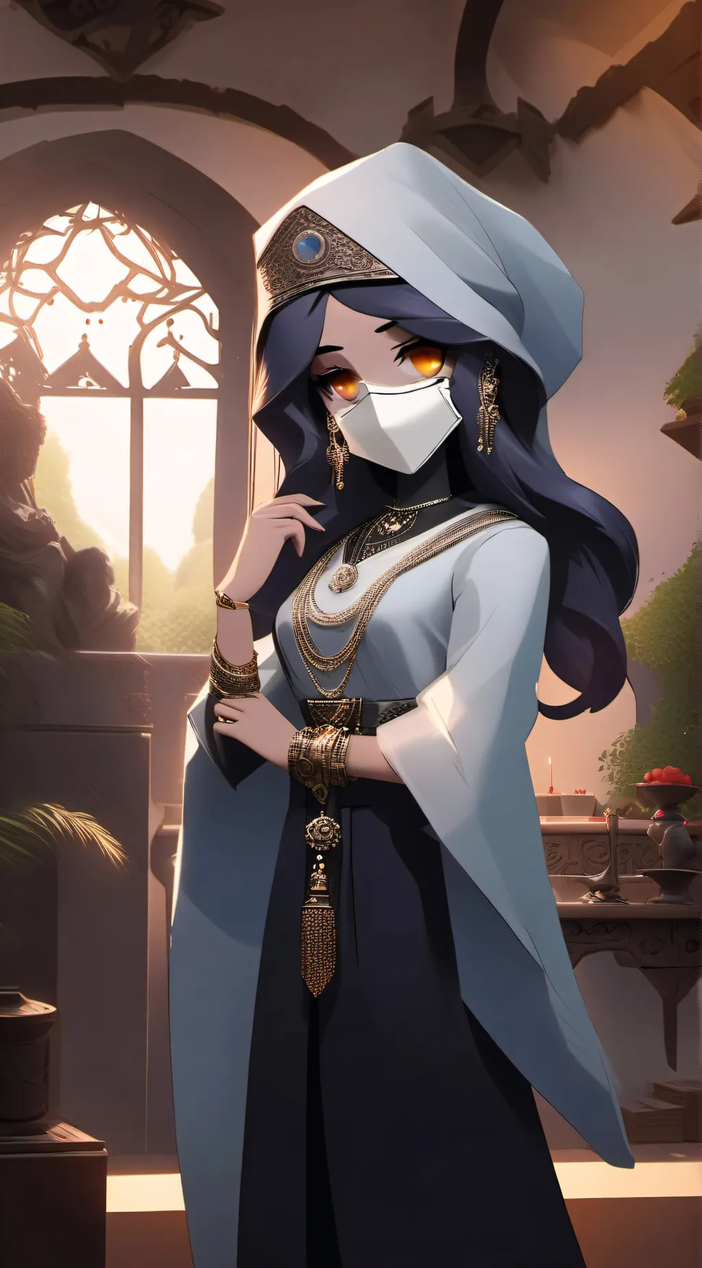 ai character: Adriana  background