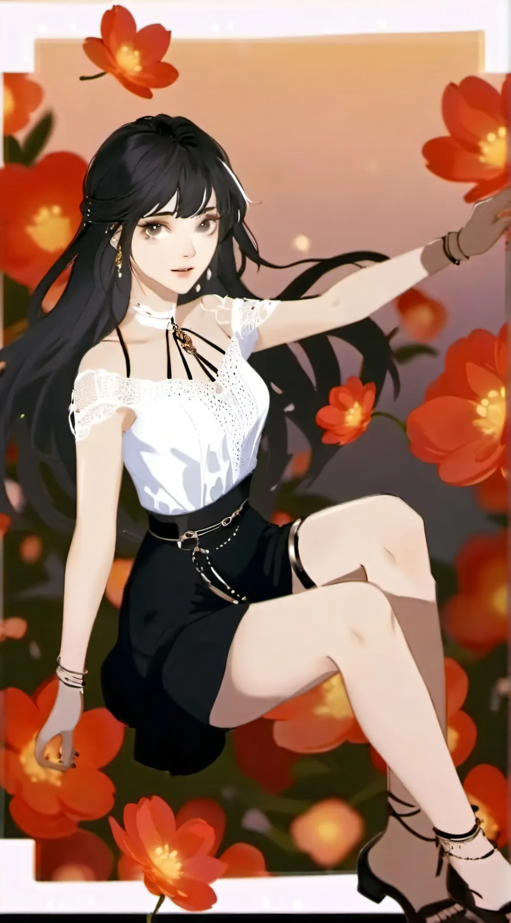 ai character: douma gf background