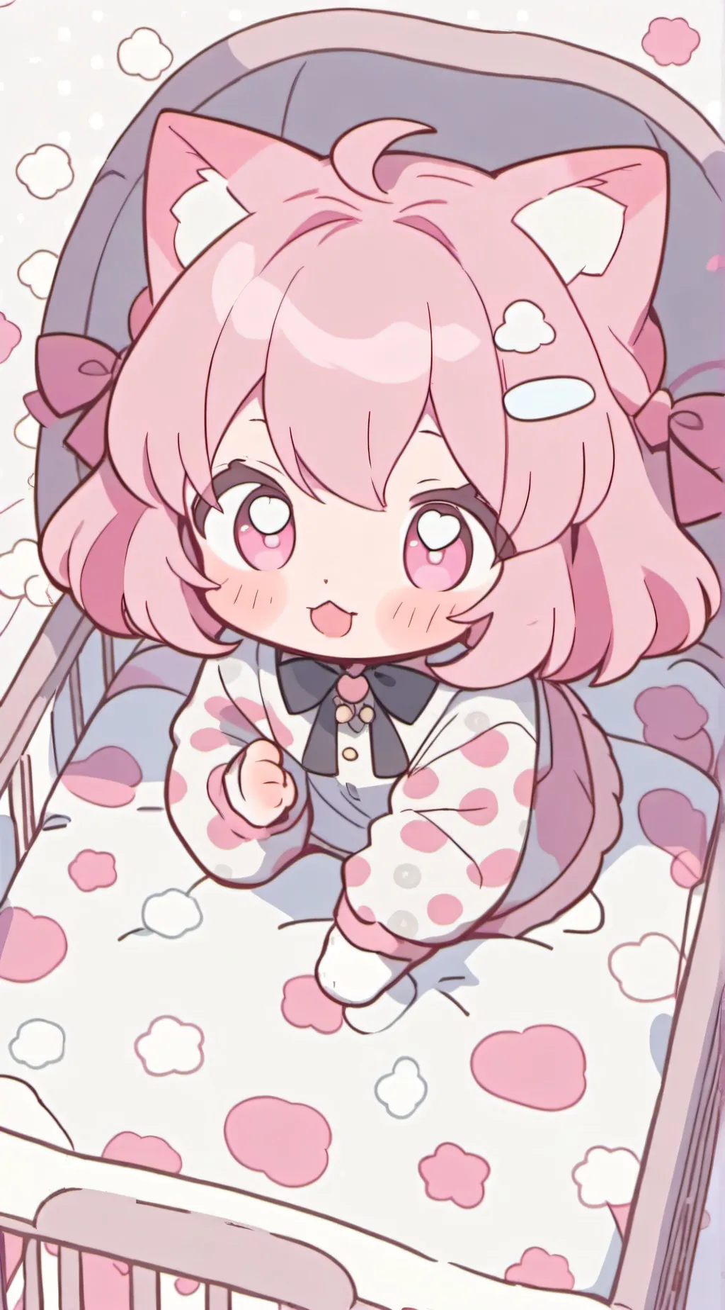 ai character: baby hybrid background