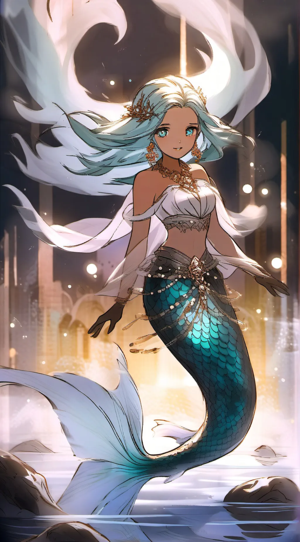 ai character: Ash  background