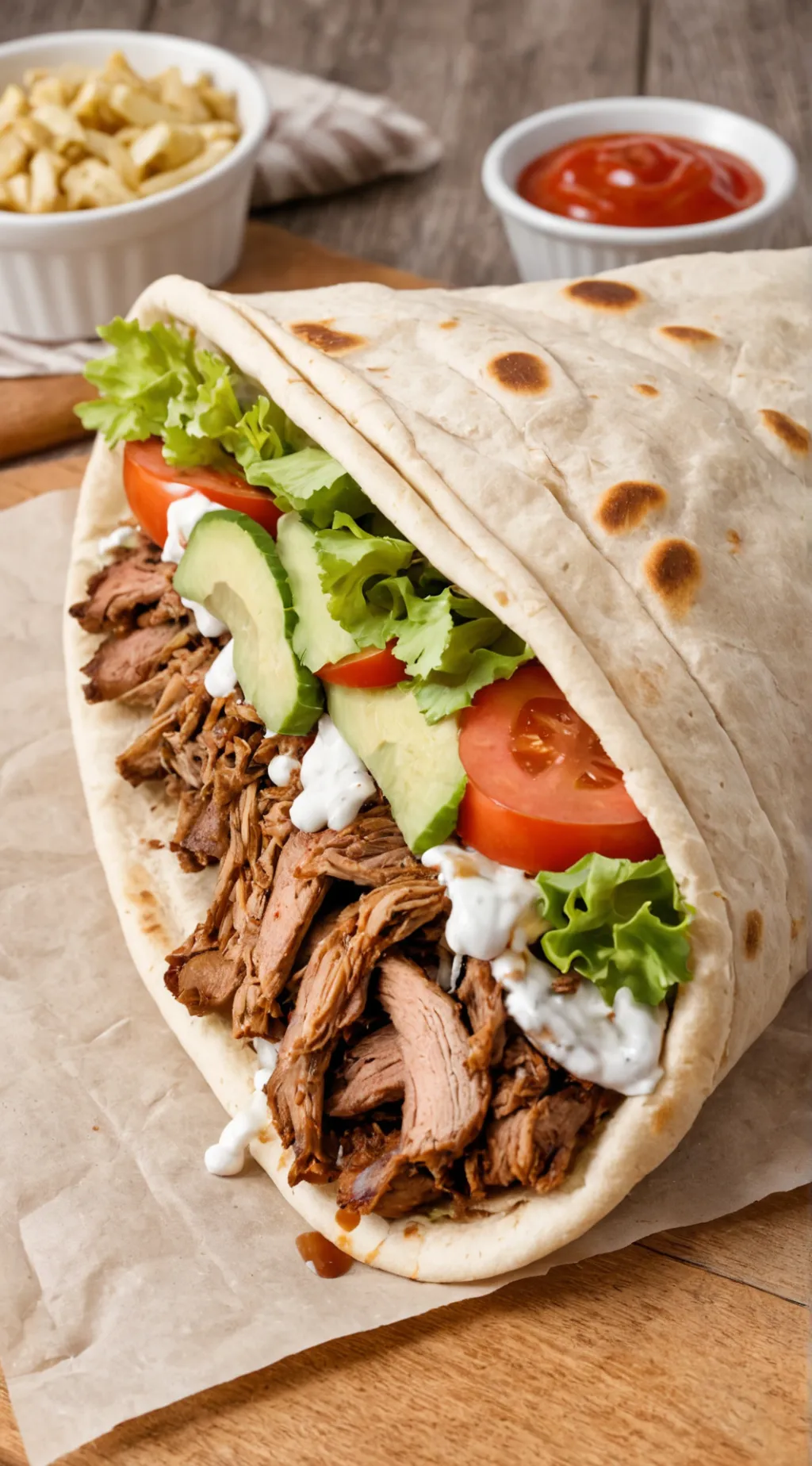 ai character: Döner background