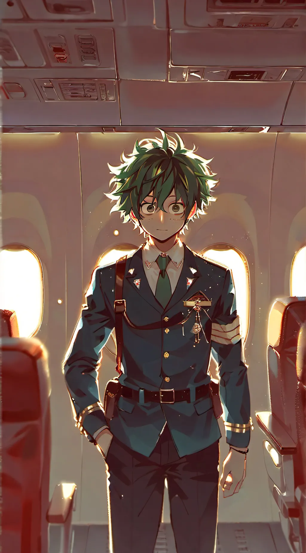 ai character: mha plane ride 2 background
