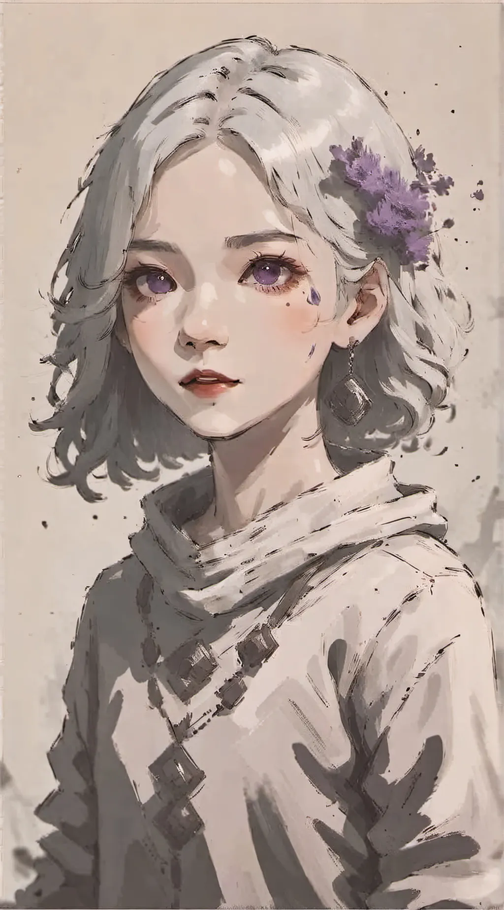 ai character: goddess galaxy  background