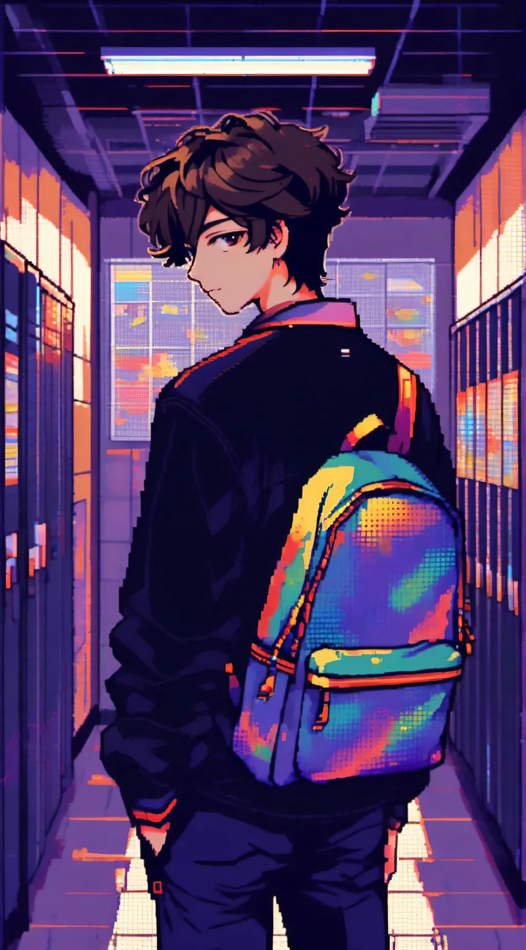 ai character: Emmet Glass background
