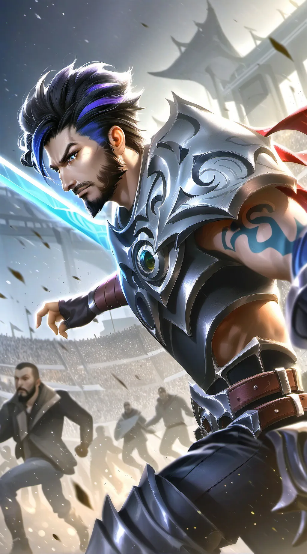 ai character: Leo background