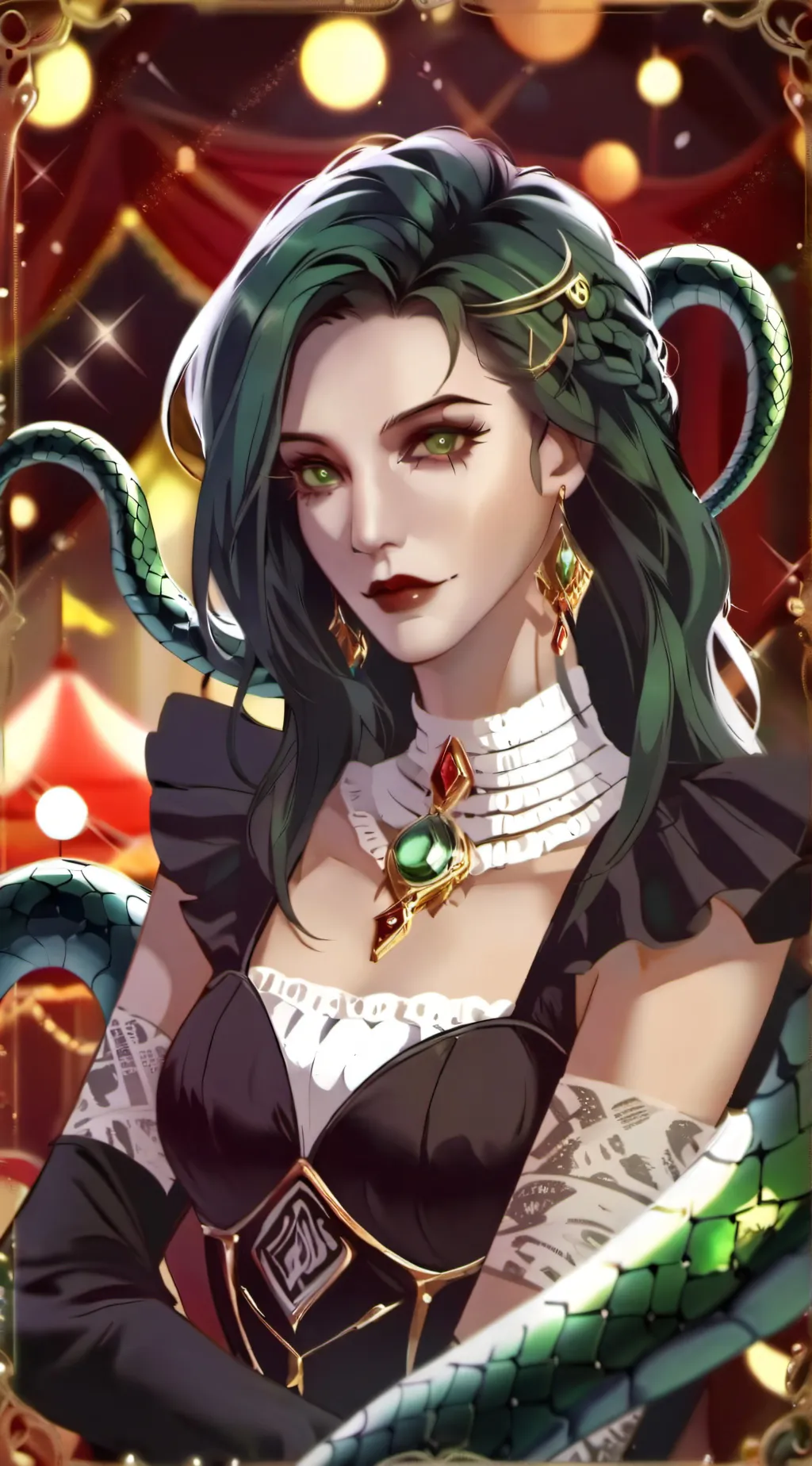 ai character: Lilith Serpenti background