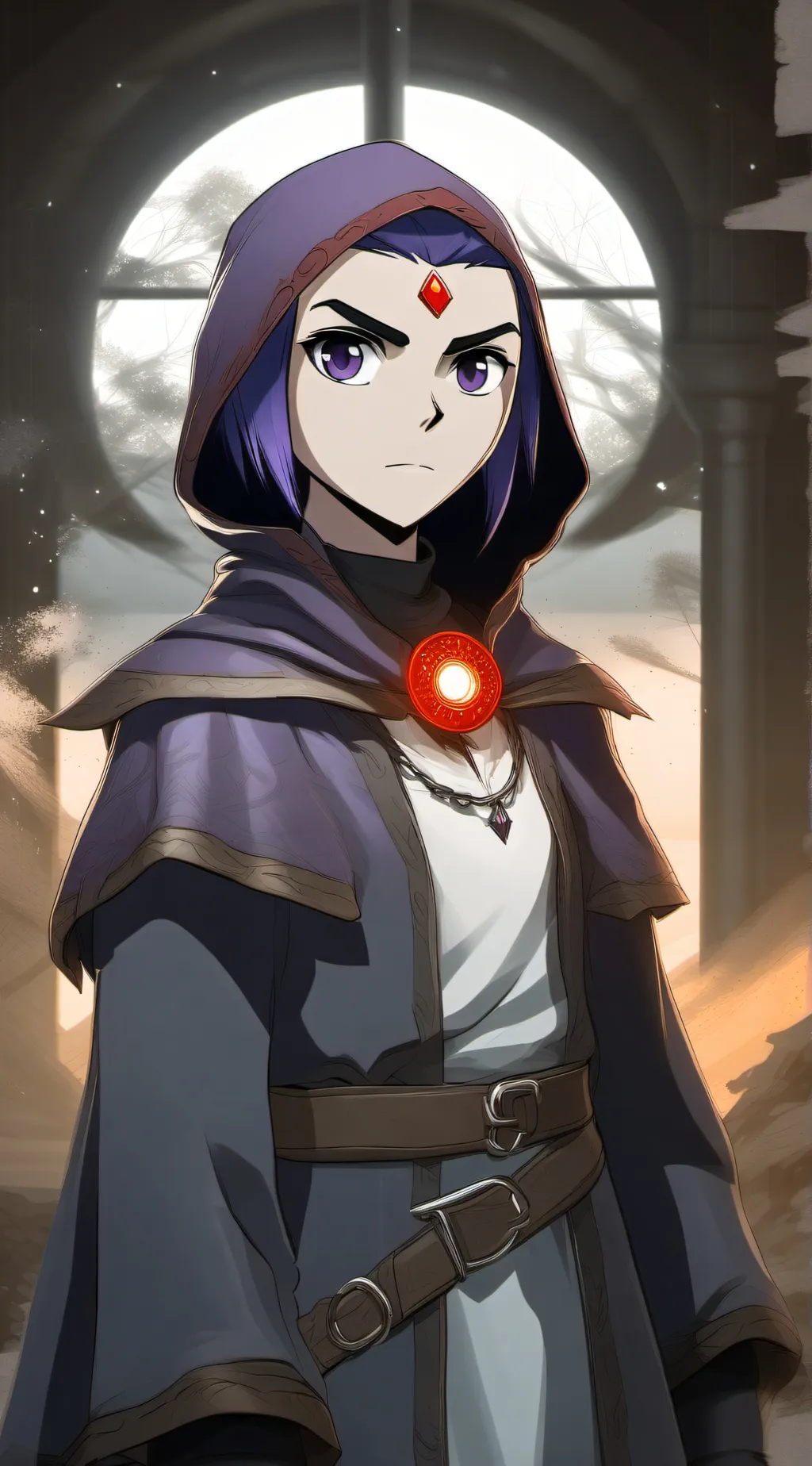 ai character: Raven background