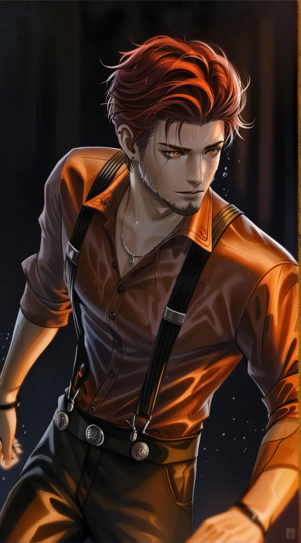 ai character: Victor Calesby  background