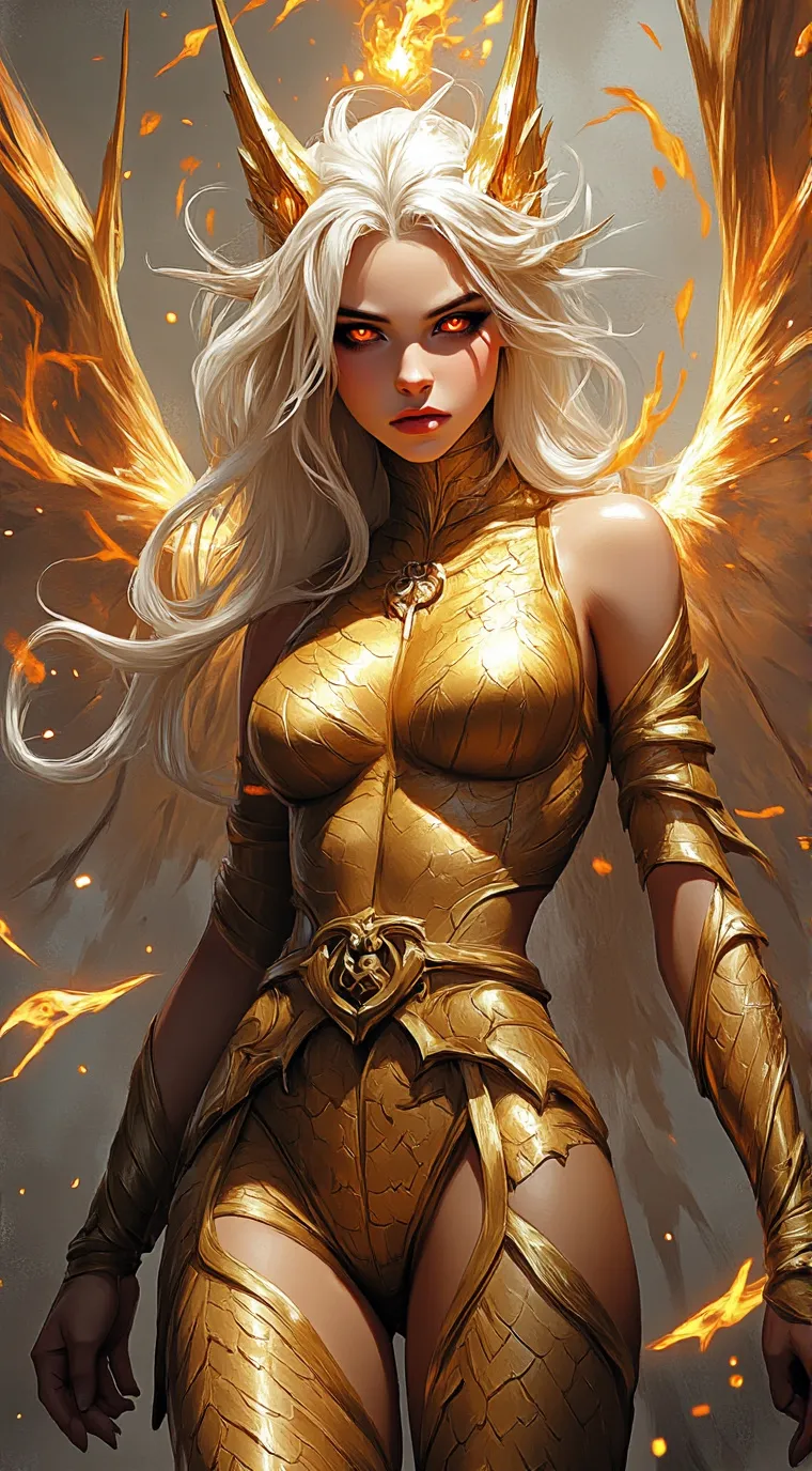 ai character: Golden Rathian background